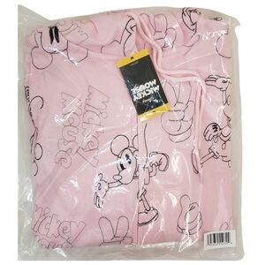 Character Women's Embroidered Zip Hoodie Mickey Mouse NWT